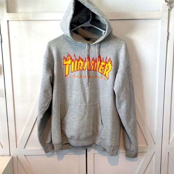 Thrasher Flame Pullover Hoodie Men's Size Small - Picture 2 of 14